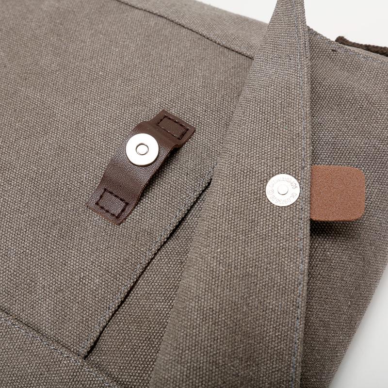 Мужская холщовая сумка через плечо Многофункциональная легкая наплечная сумка