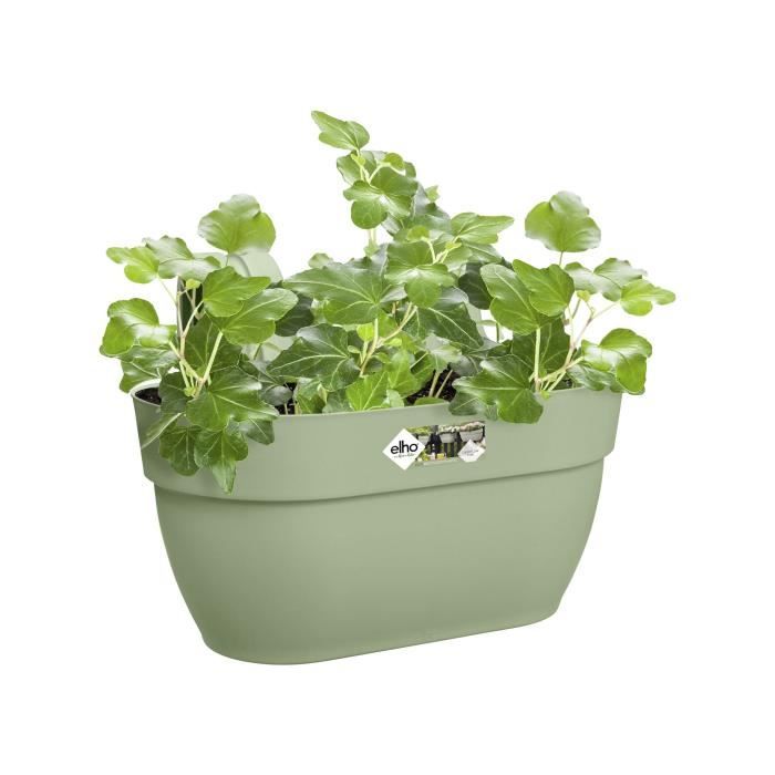 ELHO Balconnière Vibia Campana Easy Hanger Medium - L 24.1 x W 36 x H 26.5 cm - Vert Pistache - Avec réserve d'eau