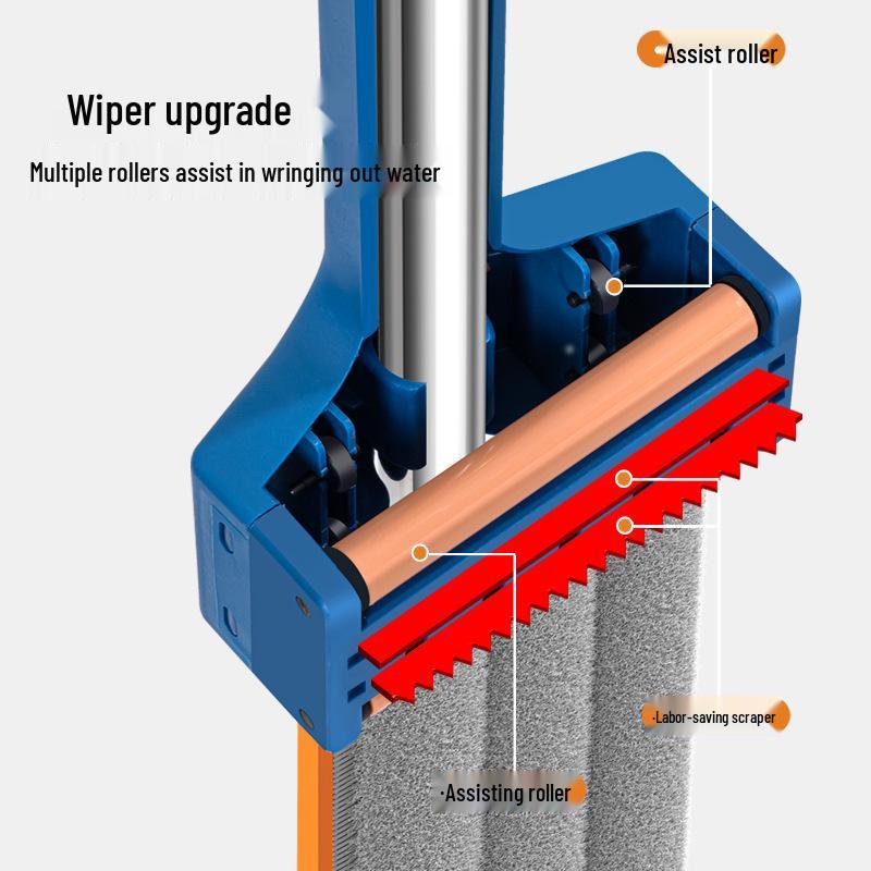 Улучшенная швабра для дома: Легкая уборка без рук на больших площадях