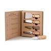 Oak Cheese Knife Set Cheese Knife and Butter Knife Kraft Paper Box Packaging Cheese Tools Suit