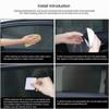 2PCS Summer Side Window Sunscreen UV Protection Windshield Net Sun Shade Sticker Mesh Film