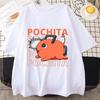 Chainsaw Man Pochita T-Shirt - Cute Devil Dog Design Trendy Anime Merch for Shonen & Meme Culture Fans 2026 New Summer Y2k