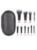 10 Black Mini Makeup Brush Travel Portable Makeup Tool Makeup Puff - Palm Brush Professional Makeup Tool Set