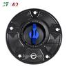 Motorcycle Accessories New For KAWASAKI Z750 Z800 Z1000 SX R ZZR1400 ZX6R ZX10R RR ER6R CNC Fuel Tank Cap Keyless Oil Gas Cover
