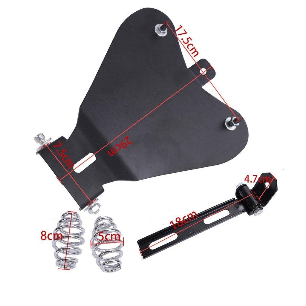 HANSWD Harley Motorcycle Solo Black Seat Kit Harley Sports Car Chopper Bober Custom Dyna