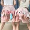Свободные бархатные шорты слона с 3D ушками, брюки-хоботы, повседневные флисовые пижамные штаны унисекс