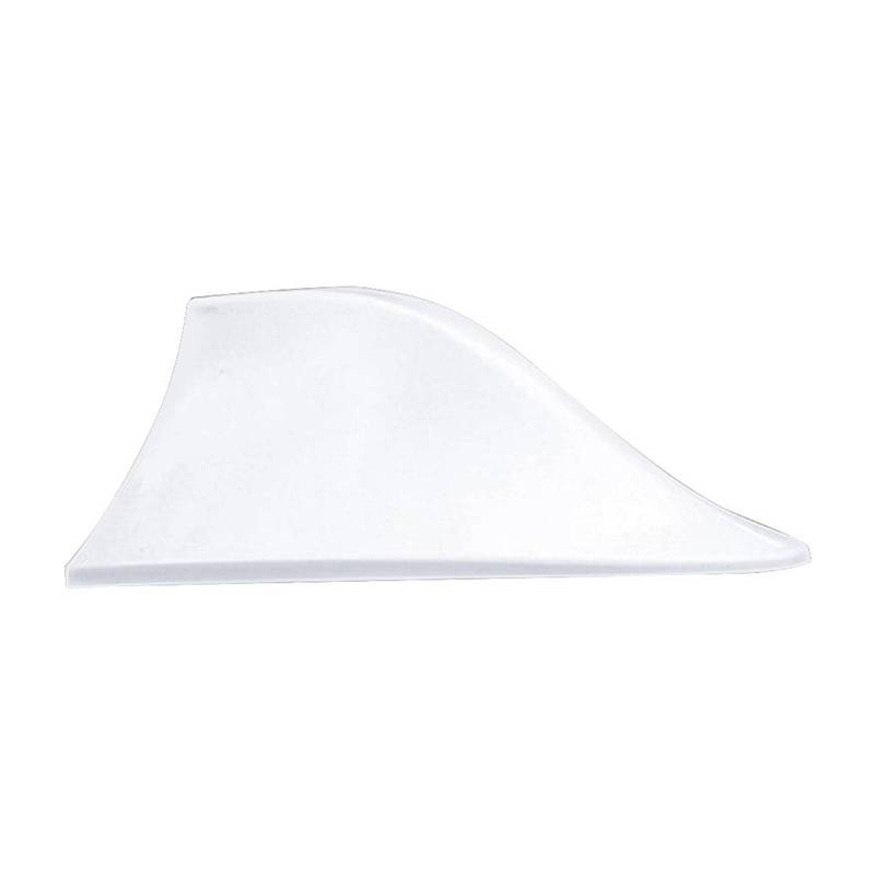 Car Roof Shark Fin Antenna AM/FM Signal Radio Aerial Antenna Cover Decor Fit for Hyundai Kona 2018- White