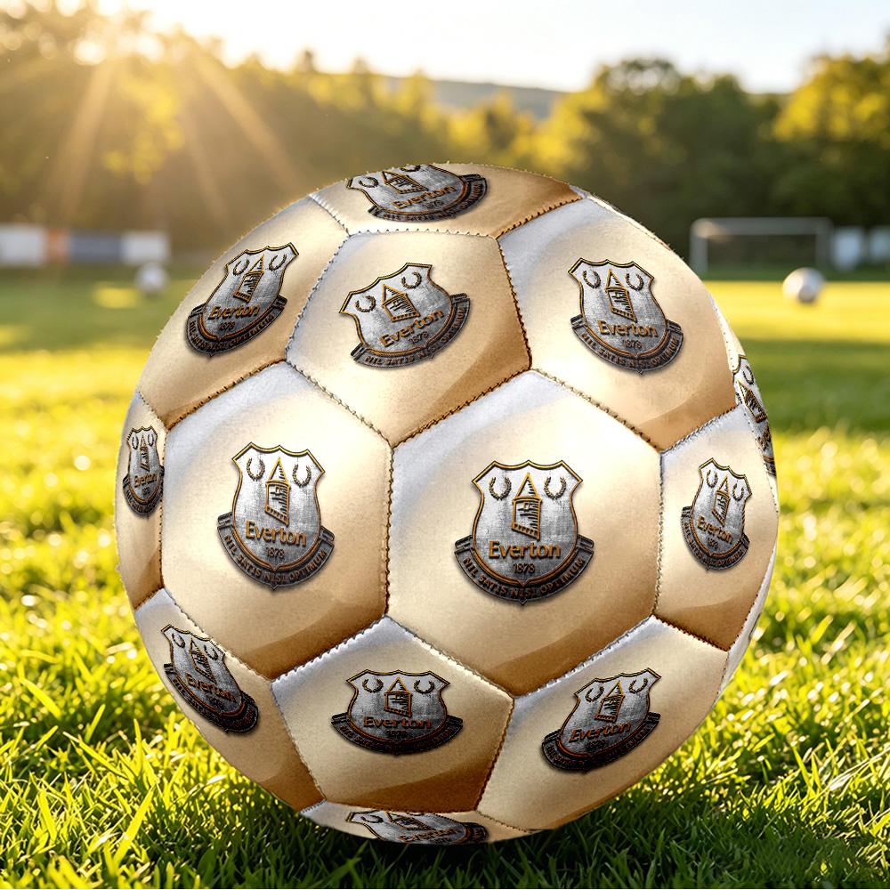 Футбольный мяч Everton Football, размер 5, с принтом, противоскользящий, для взрослых, сувенир для футбольных фанатов