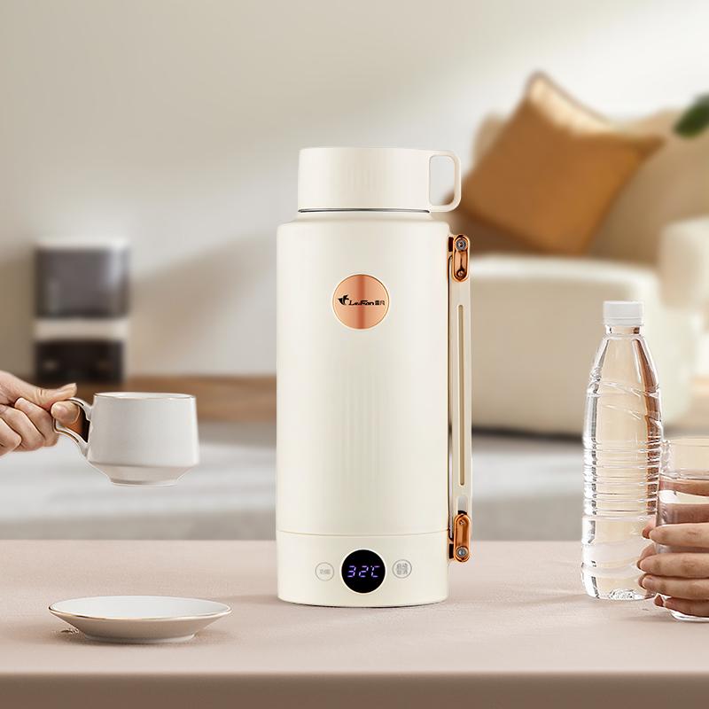 Leifan portable kettle for business trips, electric water cup for heating and constant temperature cup, 1L vacuum insulated baby milk preparation