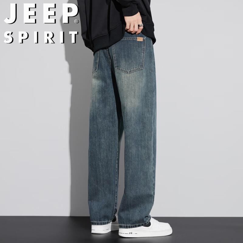 Мужские джинсы JEEP SPIRIT свободного прямого кроя