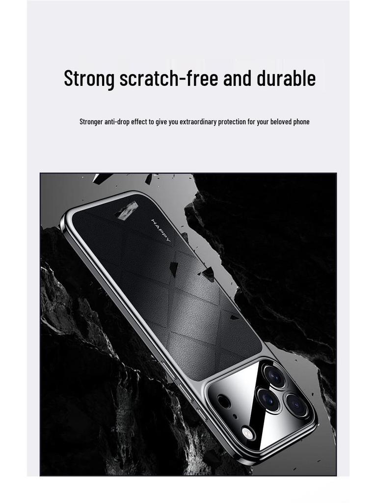 Ультратонкий роскошный кожаный чехол для iPhone 17 Pro Max: Персонализированная мягкая обложка премиум-класса