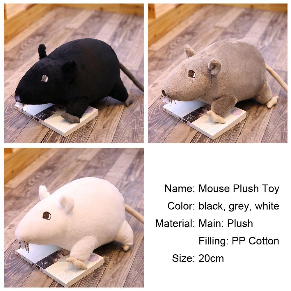 20cm Cute Creative Cartoon Children Gift Sofa Pillow Big Eyes Rat Doll Mouse Plush Toy