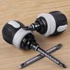 Highly Durable Short Handle Radish Head Ratchet Screwdriver Set Dual-Purpose
