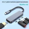 5 In 1 USB C Hub with HDMI Ethernet USB Ports Type C Adapter for Laptop MacBook Pro Air