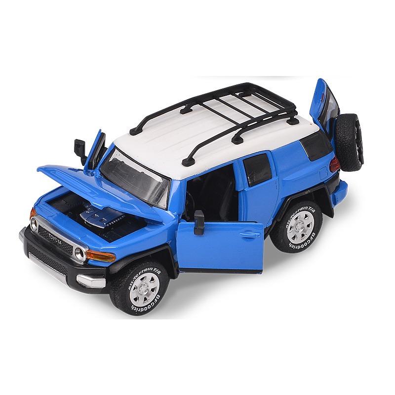 1/32 Toyota FJ Cruiser литые модели автомобилей и игрушечные металлические внедорожники модели автомобилей звук и свет высокая имитация детские подарки