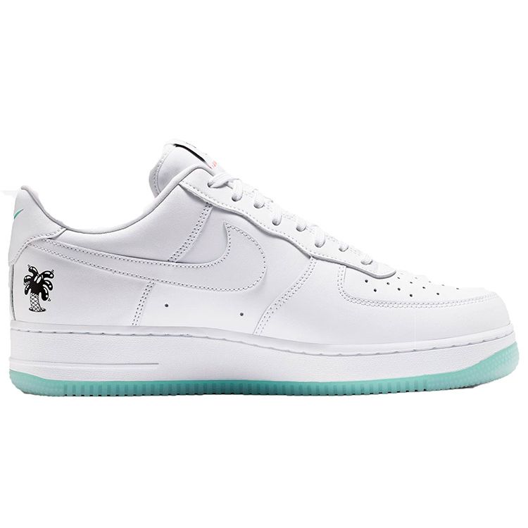 Стивен Харрингтон x Nike Air Force 1 Low Flyleather QS День Земли Унисекс Кроссовки Белый Черный Гипер-Алый CI5545-100