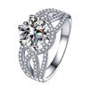 tume Best-selling popular rings  European and American vintage interwoven full-diamond hollow ring for women