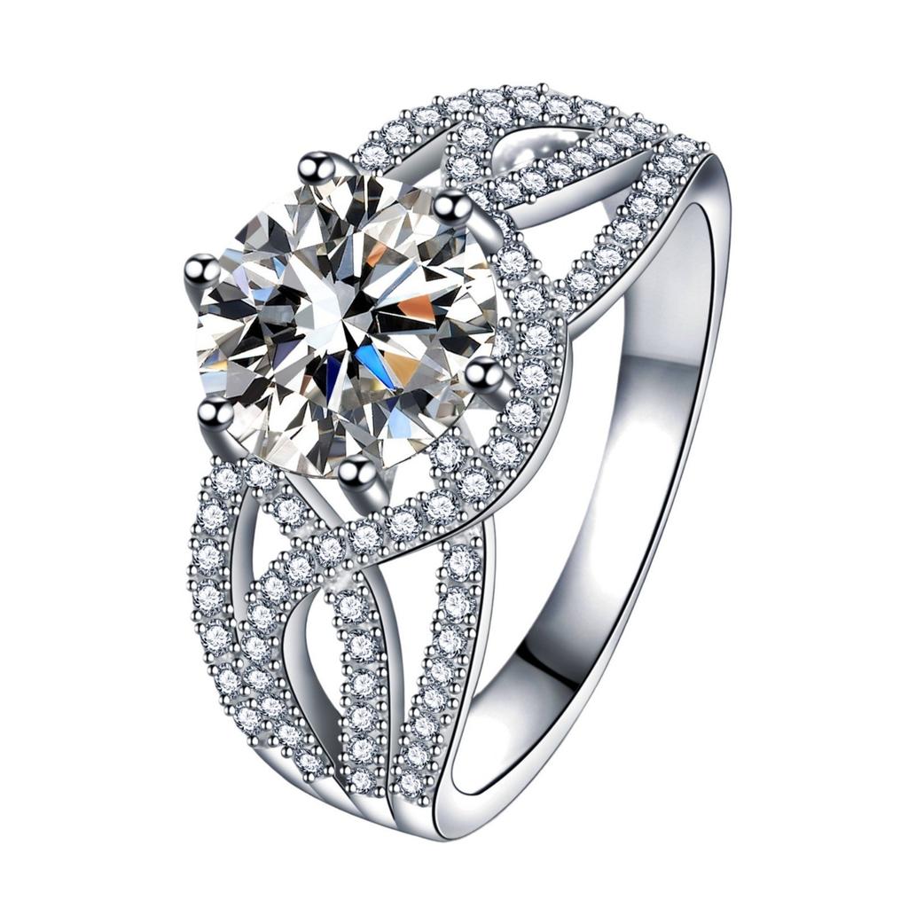 tume Best-selling popular rings European and American vintage interwoven full-diamond hollow ring for women