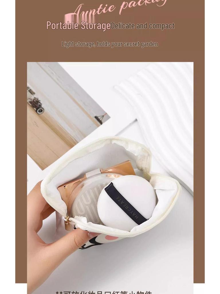 Portable Large-Capacity Cute Menstrual Pad Storage Bag for Students