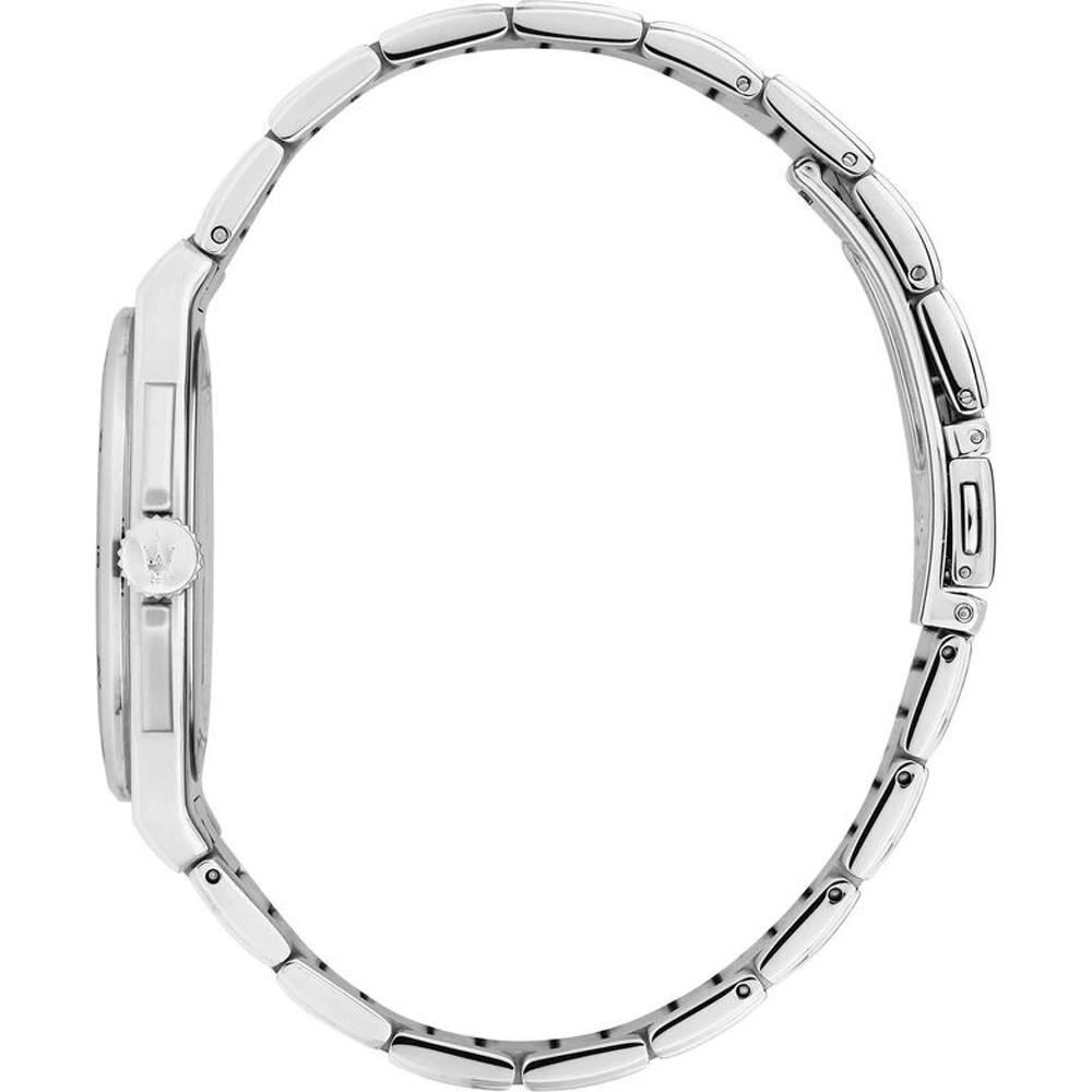 Maserati Мужские кварцевые часы Velocità Slim Бирюзовый Нержавеющая сталь Серебристый R8853153002