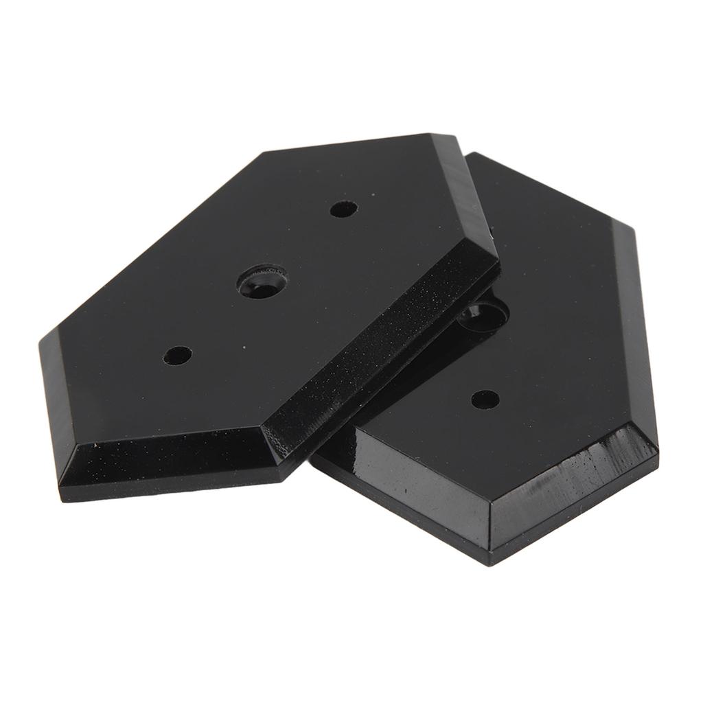 2 Sets Skateboard Hanger Wall Mounting Deck Rack Skateboarding Display and Storage Mount Kit Black