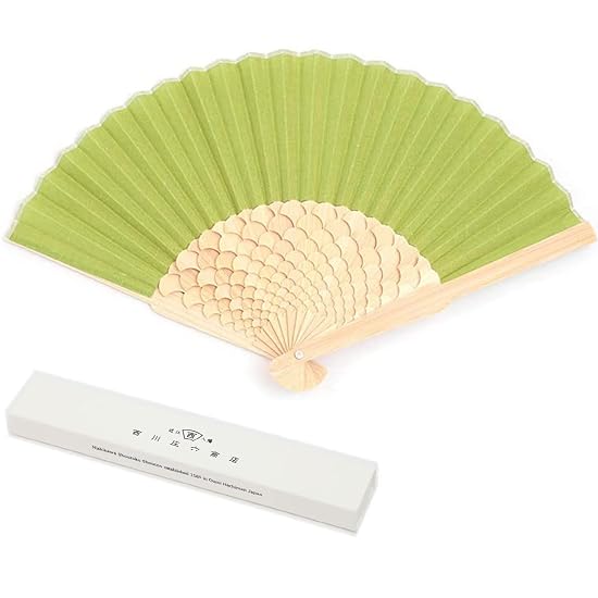 [Nishikawa Shoroku Shoten] LOTUS Folding Fan in Box, Mother's Day Present, Gift, Stylish Design, Sen