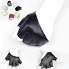 Half Palm, Half Finger Gloves, Women's Imitation Leather DS Performance, Female Street Dance, Thin PU Nightclub Performance, Dance Photography