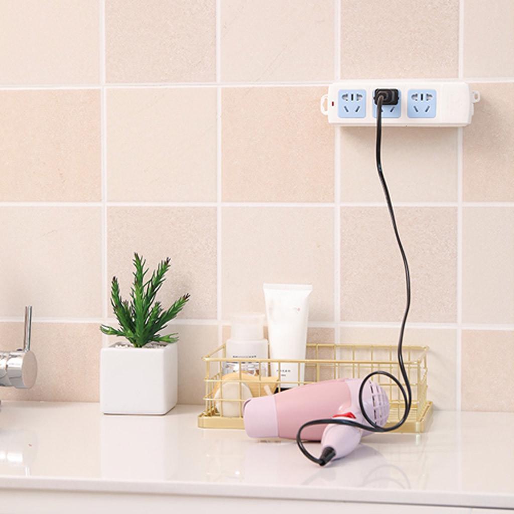  Socket Bracke Hanging Wall Sticker Socket Holder Punch 