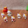 1Pc Cute  Year Cartoon Lucky Cat Micro Landscape Resin Cat Micro Landscape Diy Pot Garden Decorations Miniatures