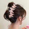 Fairy Butterfly Tassel Claw Clip – Transparent White Mori Style Hair Accessory