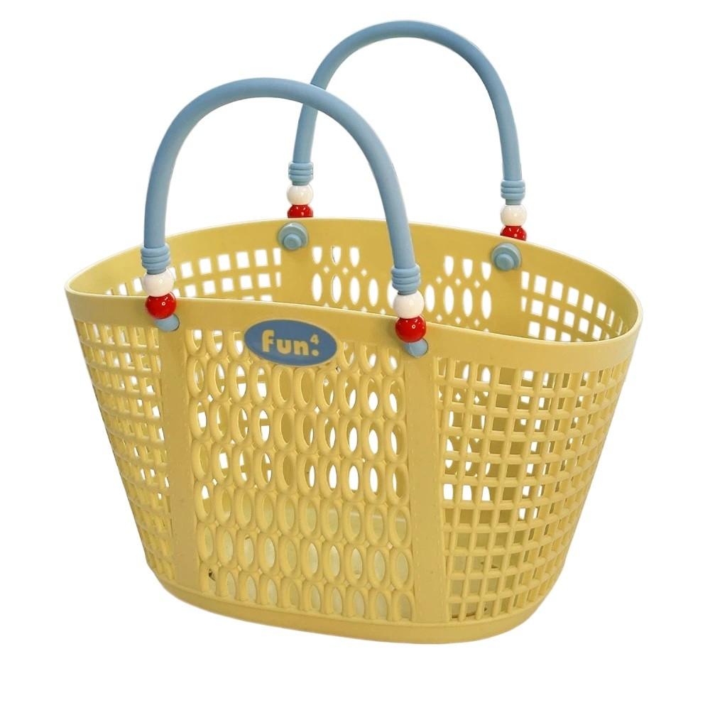 Plastic Bath Product Storage Basket Waterproof Fruit Storage Basket Vegetable Buying
