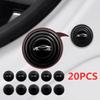 20Pcs Car Trunk Sound Insulation Pad Universal Car Door Shock Absorbing Gasket Shockproof Thickening