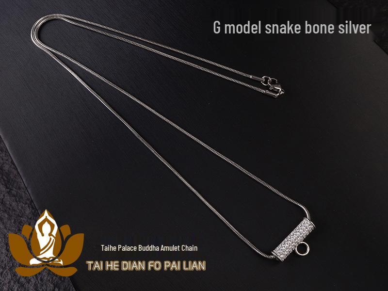 Тайский металлический амулет Будды на ожерелье с бусинами из титановой стали, изогнутыми трубками, микро-паве из циркона, глазом туманности, бабочкой и цепочкой с бриллиантами.