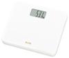 HD-660 WH Compact White Bathroom Scale, Powers On Just by Standing On It, Approx. B5 Size