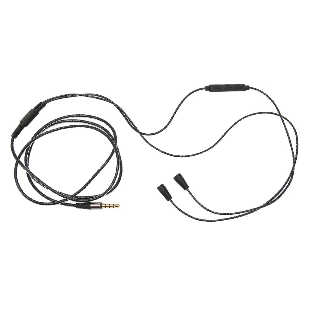 OFC Headphone O Cord Replacement O Cable with Volume Control and Mic Function for IE 8 IE 80