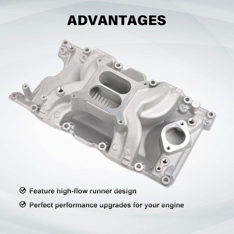 Прокладка впускного коллектора с воздушным зазором 318 340 360 для Chrysler Dodge Challenger 318 360 5.2L Small Block