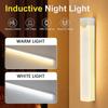 LED Night Light Wireless Motion Sensor Cabinet Light Rechargeable Lamp Led Light Cabinet Kitchen Lighting Magnetic Night Lights