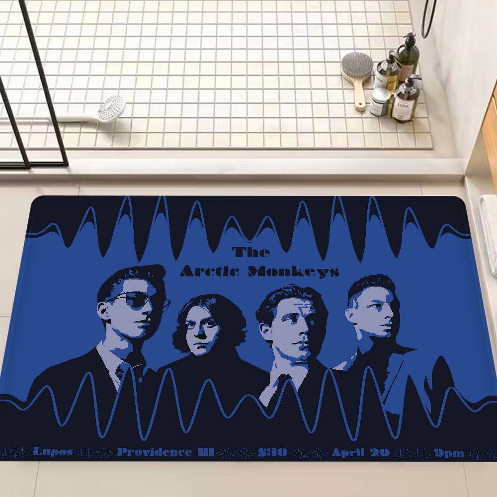 Indie Rock Band A-Arctic M-Monkeys Floor Mat Rectangle Anti-slip Home Soft Badmat Front Door Indoor Outdoor Mat Hotel Decor Mat