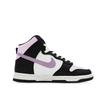 Nike Dunk Thermal Cushioning Abrasion Resistant High top Skateboard Shoes Women's Black White Purple DD1869-103(Team661-)