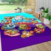 1Pc Super Zings Galactic Heroes Carpet Rug Customizable Soft Washable Antislip Home Living Room Sofa Mats Personalized Rug 091747