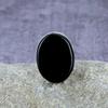 Кольцо из стерлингового серебра 925 пробы с драгоценным камнем из черного оникса ручной работы Изысканное кольцо