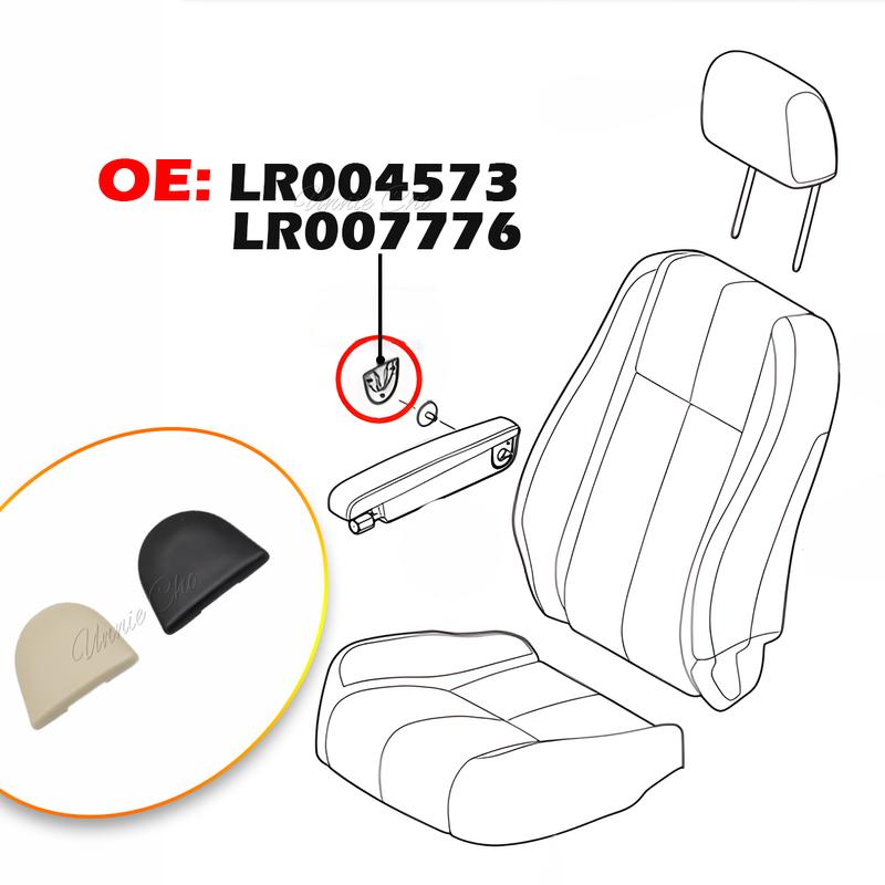 Для Freelander 2 Крышка винта подлокотника сиденья Бежевый Черный LR004573 LR007776 L359 Внутренние запчасти для замены 1 шт. ABS Накладка на подлокотник