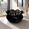Flower 3D Printed Petal Storage Box Luxury Desktop Organizer Plastic Pen Holder PLA 3D Printed Jewelry Storage Box Bedroom