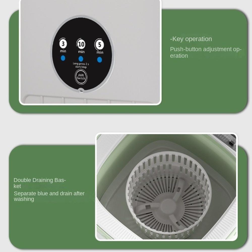 Складная дорожная стиральная машина 12 л мини-стиральная машина для стирки одежды носков нижнего белья