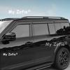 Автомобильные боковые дефлекторы козырьки навесы защита от солнца и дождя для BYD Ti7 Leopard Titanium 7 2025 2026 Аксессуары
