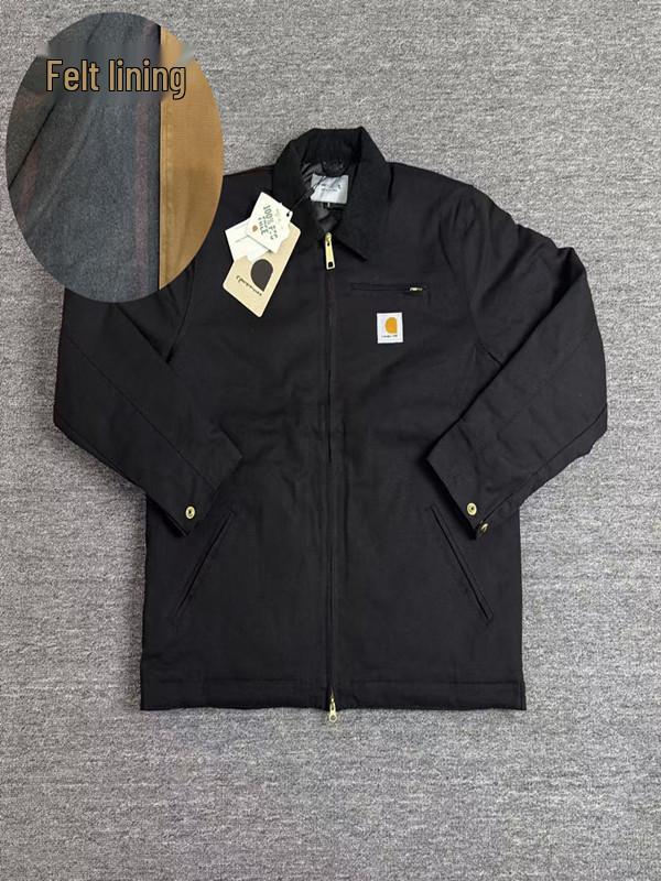 Detroit J01 Heavyweight Canvas Pure Cotton Retro Lapel Jacket