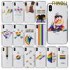Lesbian LGBT Rainbow Pride DIY Painted Beautiful Phone Case for iPhone 13 11 12 Pro XS MAX 8 7 6 6S Plus X 5 5S SE XR Cover