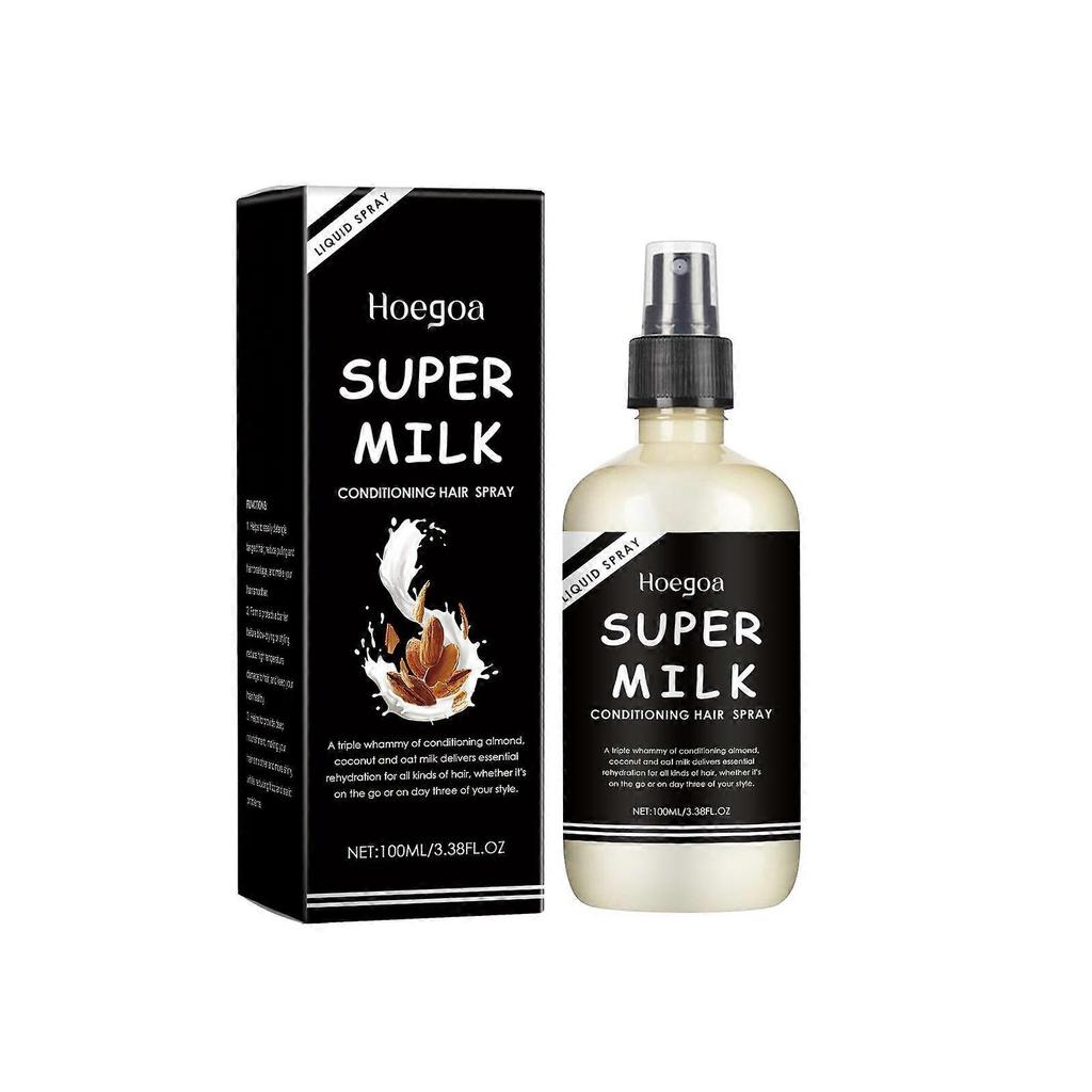 Hoegoa Leave-In Hair Spray Gentle Moisturizing, Improves Frizz, Smooths, Adds Shine, Refreshing And Voluminous Hair Spray