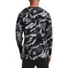 Under Armour Футболка для тренировок и отдыха с растительным принтом, мужская, черная 1356874-001