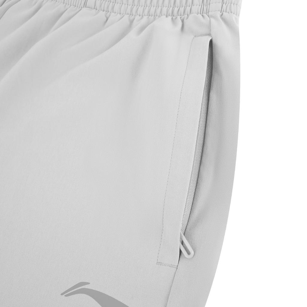 Li-Ning Серия для фитнеса Быстросохнущие Дышащие Повседневные шорты Мужские шорты Ultimate-Gray AKSW425-1